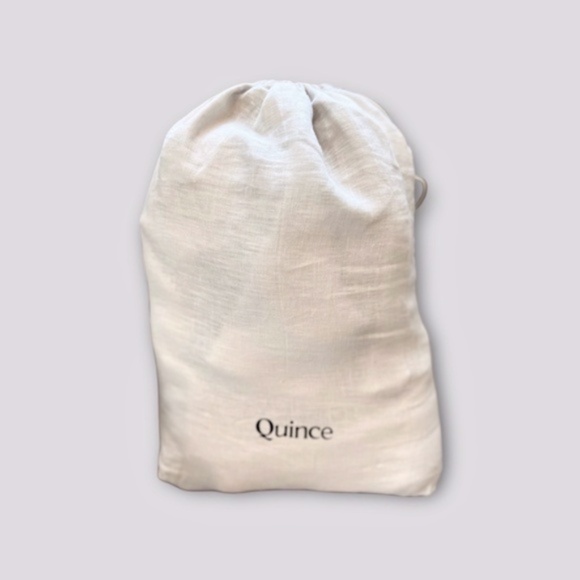 NWOT Quince European Linen Queen Duvet Cover in Sand (Tan) - Picture 5 of 6